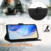 OPPO A5 5G Global Smile Embossing RFID Leather Case - Black - 4