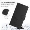 OPPO A5 5G Global Smile Embossing RFID Leather Case - Black - 5