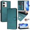 OPPO A5x 5G/4G Global RFID Leather Phone Case - Peacock Green - 1