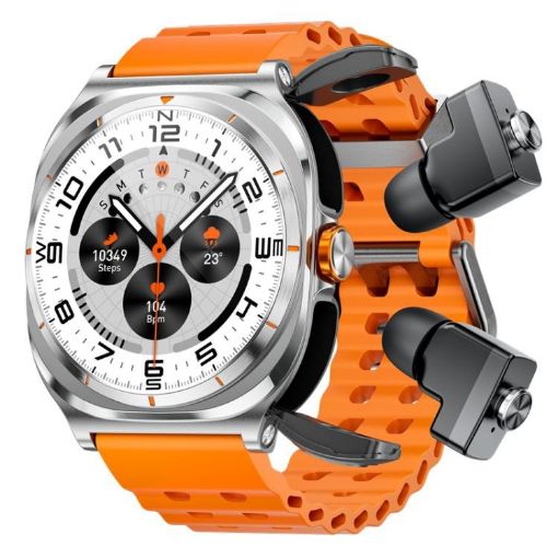 HAMTOD GT98 Smart Watch - 1.53" Headphones, Bluetooth Call, NFC, Heart Rate - 1