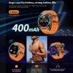 HAMTOD GT98 Smart Watch - 1.53" Headphones, Bluetooth Call, NFC, Heart Rate - 9