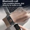 K80 1.57" Steel Band Smart Watch, IP67, Bluetooth Call, Black - 3