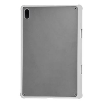 Samsung Galaxy Tab S7 FE T730 White Frosted Acrylic Case with Pen Slot - 1