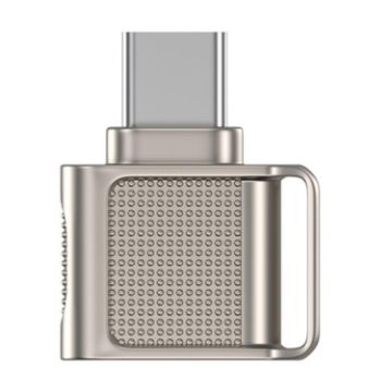 Type-C 3.0 to TF Card Reader - High Speed Mini, Light Gold - 1
