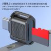 Type-C 3.0 to TF Card Reader - High Speed Mini, Light Gold - 4