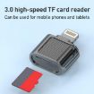 High Speed 8 Pin 3.0 to TF Card Mini Reader - Light Gold - 8