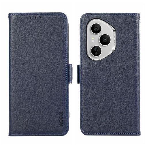 For Honor 400 Pro Global Blue RFID Leather Phone Case 160.8mm ABEEL - 1