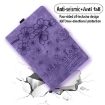 Tecno MegaPad 11 Purple Cartoon Sakura Cat Leather Tablet Case - 6