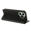 Ulefone Note 19 Retro Leather Wallet Phone Case - Black, Embossed - 3