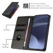 Ulefone Note 19 Retro Leather Wallet Phone Case - Black, Embossed - 4
