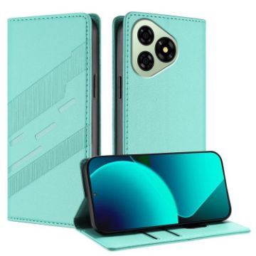 Ulefone Note 19 Retro Leather Wallet Phone Case - Mint Green - 1