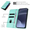 Ulefone Note 19 Retro Leather Wallet Phone Case - Mint Green - 4