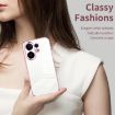 Vivo S30 Blue Transparent Plating Fine Hole Phone Case - 4