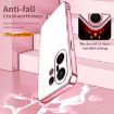 Vivo S30 Pro Mini Pink Transparent Plating Fine Hole Phone Case - 7