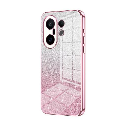 Vivo S30 Pro Mini Pink Glitter Gradient Electroplated Phone Case - 1