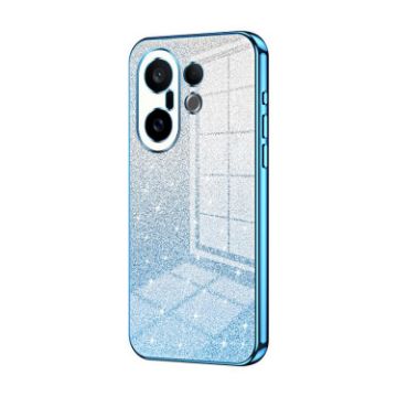 Vivo S30 Pro Mini Blue Gradient Glitter Powder Phone Case Electroplated - 1