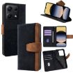Redmi Note 14S 4G Black Leather RFID Blocking Phone Case - 1