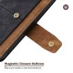 Redmi Note 14S 4G Black Leather RFID Blocking Phone Case - 5