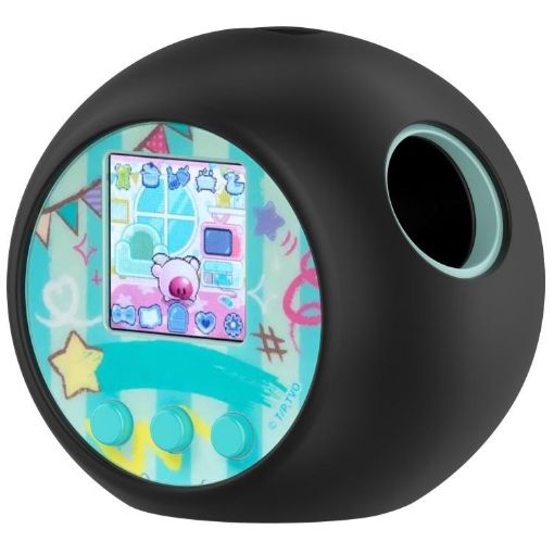Punirunes Interactive Toy Digital Pet Silicone Protective Case - Black - 1