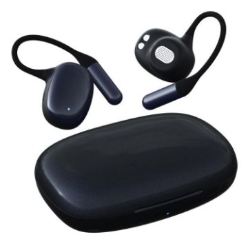 F20 Ear-Hook ANC Noise Reduction BT 5.4 IPX5 Wireless Earphones Black - 1
