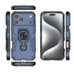 iPhone 17 Pro Max Blue Metal Kickstand TPU Hybrid PC Case - 3