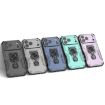 iPhone 17 Pro Max Blue Metal Kickstand TPU Hybrid PC Case - 6