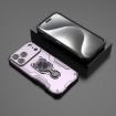 iPhone 17 Pro Max Purple Metal Kickstand TPU Hybrid PC Case - 2