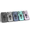iPhone 17 Pro Grey Metal Kickstand TPU Hybrid PC Case - 6