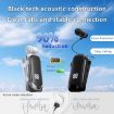 K88 Business Lavalier Single Ear Bluetooth Earphones - Black Silver - 5