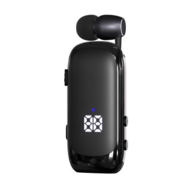 K88 Business Lavalier Single Ear Bluetooth Earphones - Black - 1