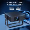 N5-A 1280x720P LCD Smart HD Projector, UK Plug, Black - 3