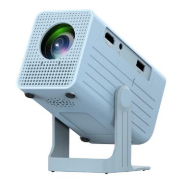N6 1280x720P 70ANSI Android 11.0 Smart Mini Projector EU Plug Blue - 1