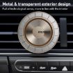 MOMAX CM35 Relaxaire Magnetic Car Aromatherapy Holder - Titanium Gold - 4