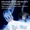 MOMAX CR16D Portable Smart Electric Wireless Air Pump - Black - 4
