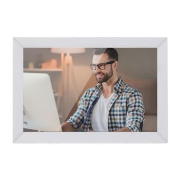 13.3" LCD Cloud Photo Frame 1G+32GB Quad-Core Android 6.0 AU Plug White - 1