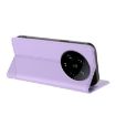 Xiaomi 14 Ultra 5G Global Retro Leather Wallet Case - Light Purple - 3