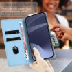 Xiaomi 14 Ultra 5G Global Wallet Retro Leather Phone Case Light Blue - 6