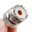 SMA Male to UHF Female RF Coaxial Connector Adapter - 70 Characters - 5