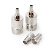 UHF Female Jack Crimped RF Connector Adapter for RG58 RG142 Cable - 10 Sets - 4