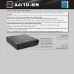 A4/1U-MS 1080N AHD DVR 1/4" Screen, CE & RoHS Certified Video Recorder - 6
