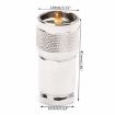 UHF Male PL259 Clamp Adapter - Durable RF Coaxial Connector Solution - 3