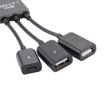 USB-C 3.1 OTG Charge HUB Cable for Galaxy S8/S8+/LG G6/Huawei P10 (Black) - 4