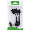 USB-C 3.1 OTG Charge HUB Cable for Galaxy S8/S8+/LG G6/Huawei P10 (Black) - 6