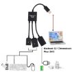 USB-C 3.1 OTG Charge HUB Cable for Galaxy S8/S8+/LG G6/Huawei P10 (Black) - 7