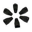 RJ45 Network Cable Boots Cap Cover, Black, 100 pcs Packaging - 2