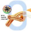 CAT7 Ultra-thin Flat Ethernet Cable 20m - Gold Plated, 10Gbps High Speed - 4
