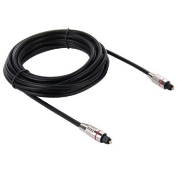 5m Digital Audio Optical Fiber Cable Toslink M to M, OD 5.0mm - 1