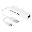 USB-C 3.1 Hub + Ethernet Adapter for Galaxy S8/S8+/LG G6/Huawei P10 - 1