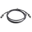 TOSLink to 3.5mm Digital Optical Audio Cable 1.5m Gold Plated Black - 2