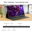 15.6" 1080P LED Portable Display with HDR Support - Black - 9